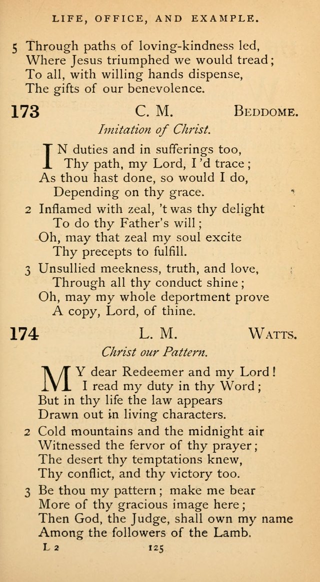 The Voice of Praise: a collection of hymns for the use of the Methodist Church page 125