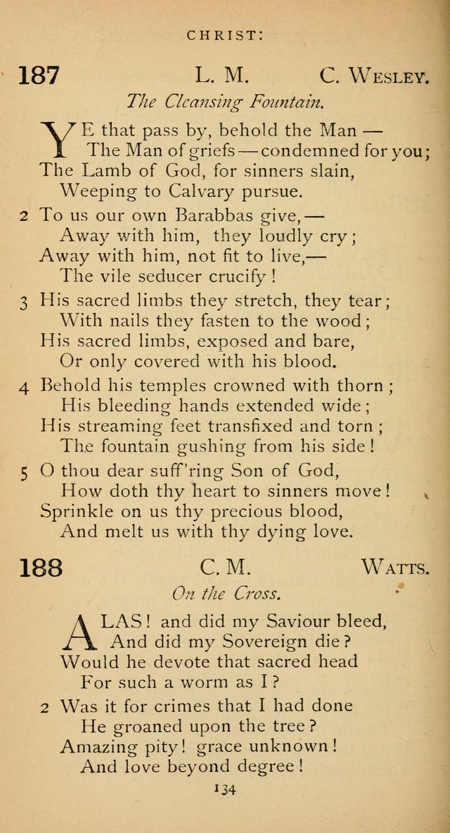 The Voice of Praise: a collection of hymns for the use of the Methodist Church page 134