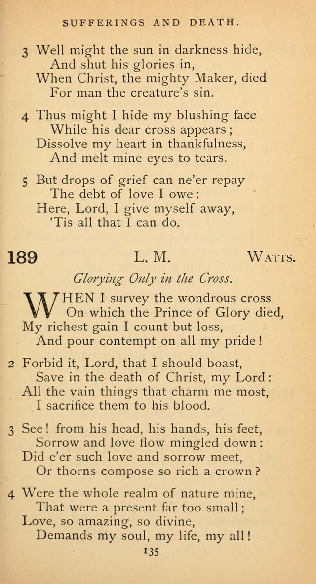 The Voice of Praise: a collection of hymns for the use of the Methodist Church page 135