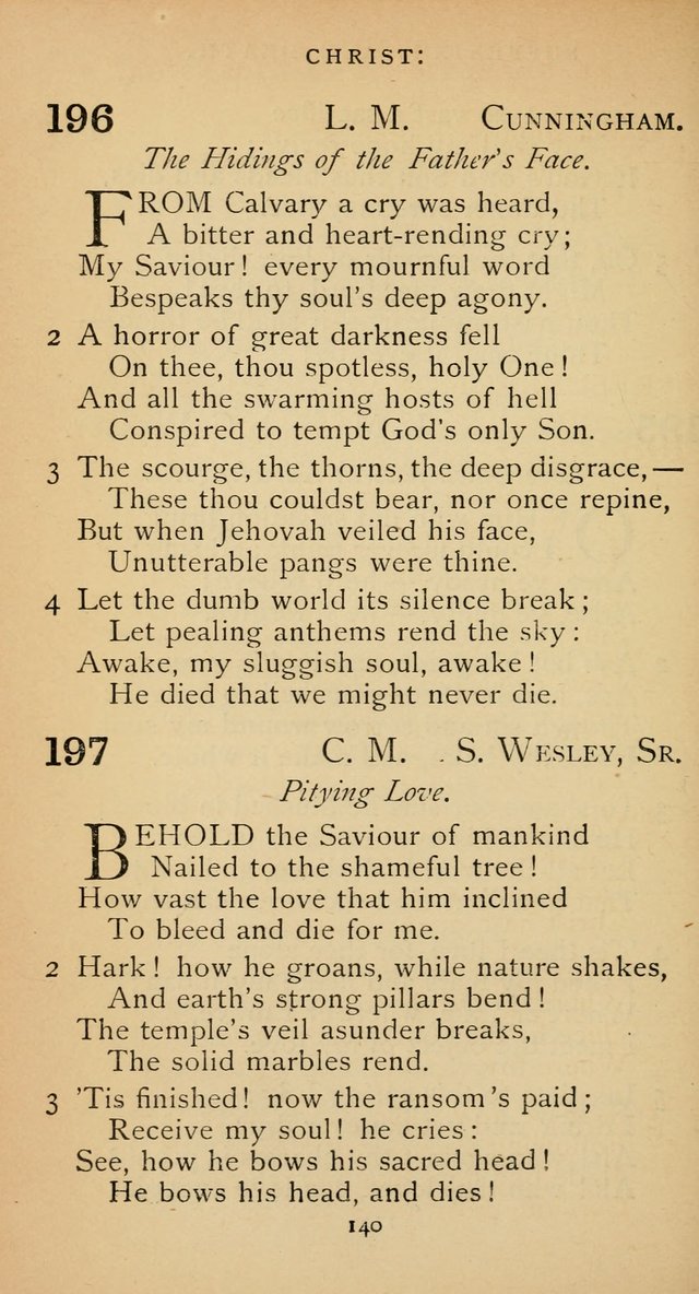 The Voice of Praise: a collection of hymns for the use of the Methodist Church page 140