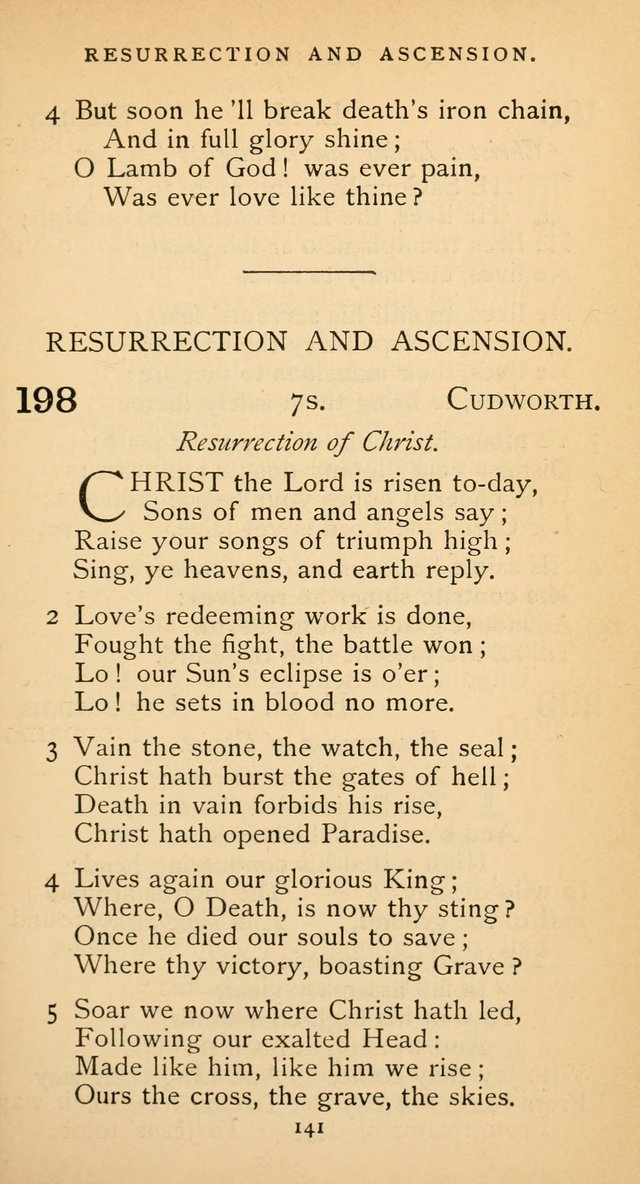 The Voice of Praise: a collection of hymns for the use of the Methodist Church page 141