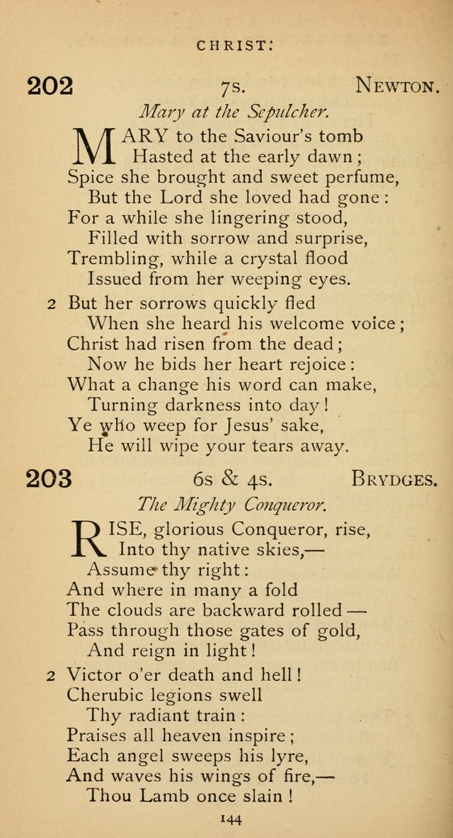 The Voice of Praise: a collection of hymns for the use of the Methodist Church page 144