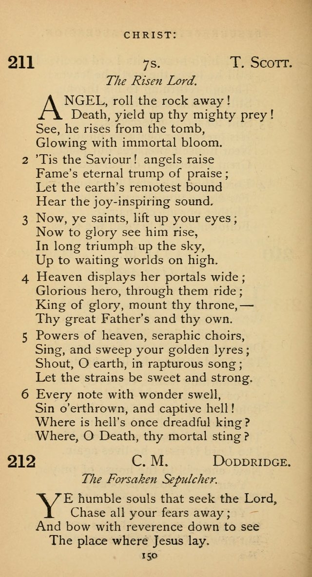 The Voice of Praise: a collection of hymns for the use of the Methodist Church page 150