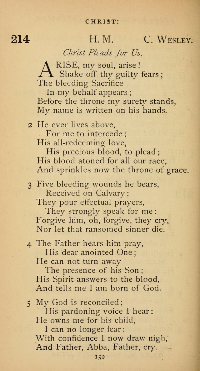 The Voice of Praise: a collection of hymns for the use of the Methodist Church page 152