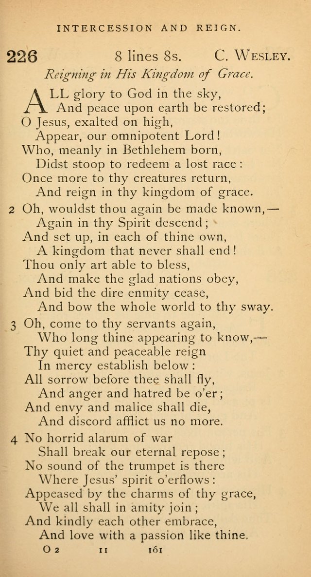 The Voice of Praise: a collection of hymns for the use of the Methodist Church page 161