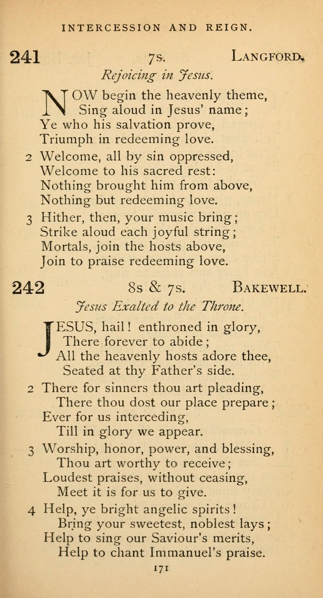 The Voice of Praise: a collection of hymns for the use of the Methodist Church page 171