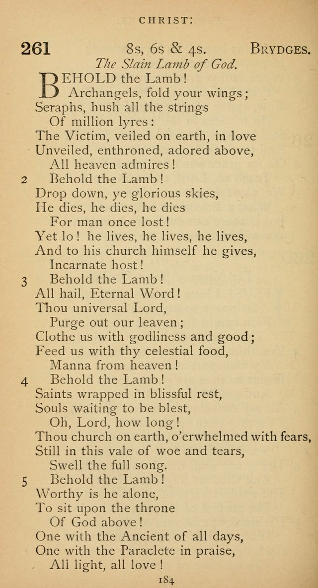 The Voice of Praise: a collection of hymns for the use of the Methodist Church page 184