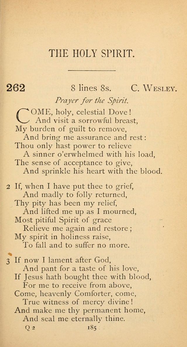 The Voice of Praise: a collection of hymns for the use of the Methodist Church page 185