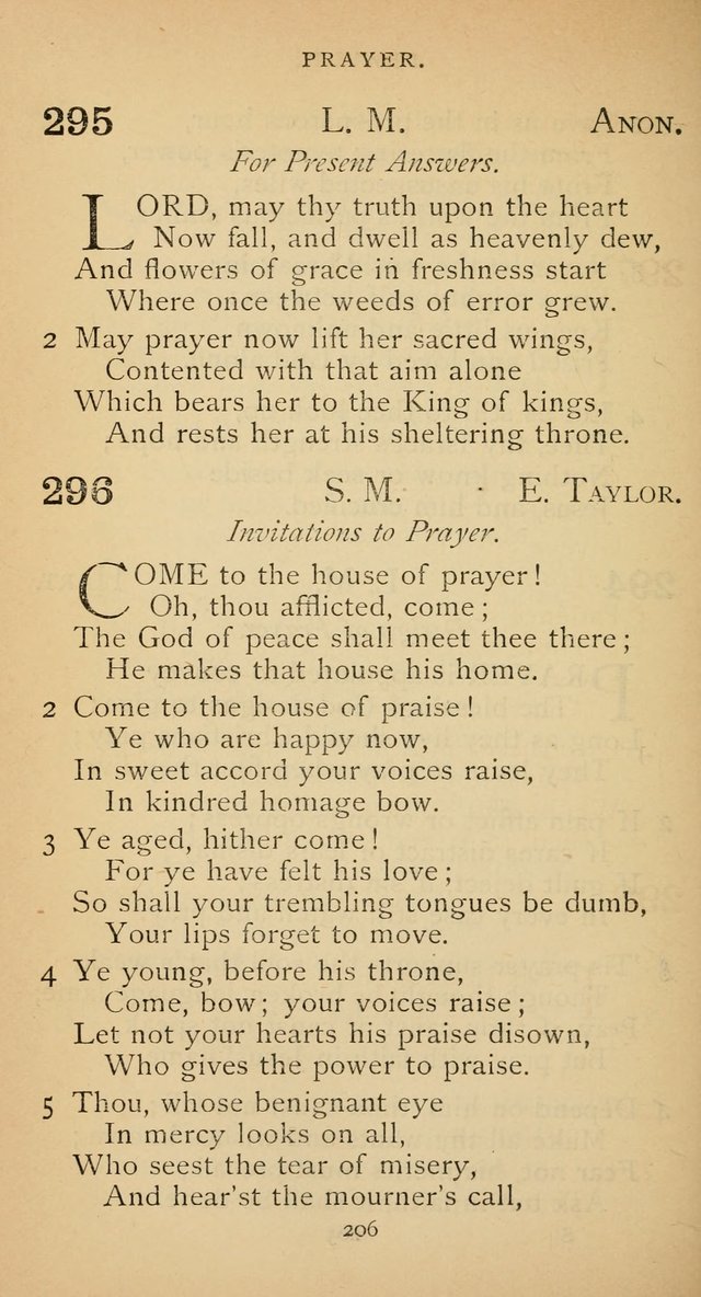 The Voice of Praise: a collection of hymns for the use of the Methodist Church page 206