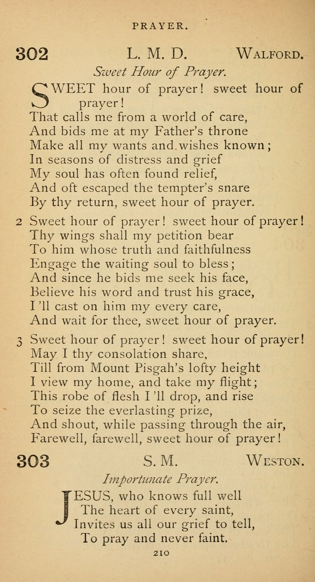 The Voice of Praise: a collection of hymns for the use of the Methodist Church page 210