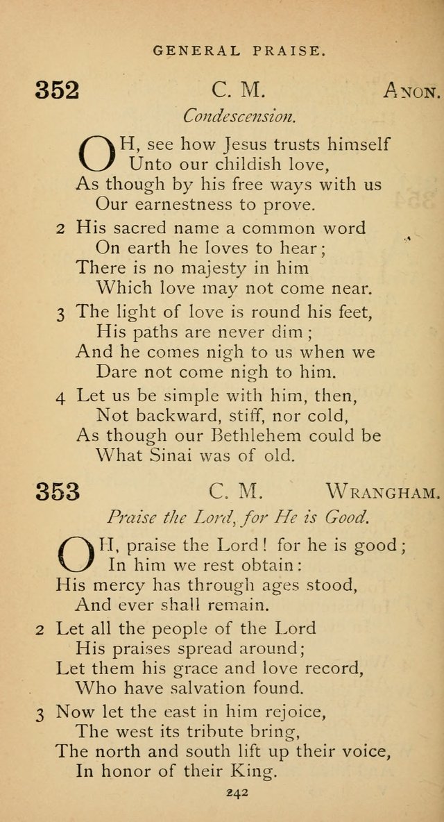 The Voice of Praise: a collection of hymns for the use of the Methodist Church page 242