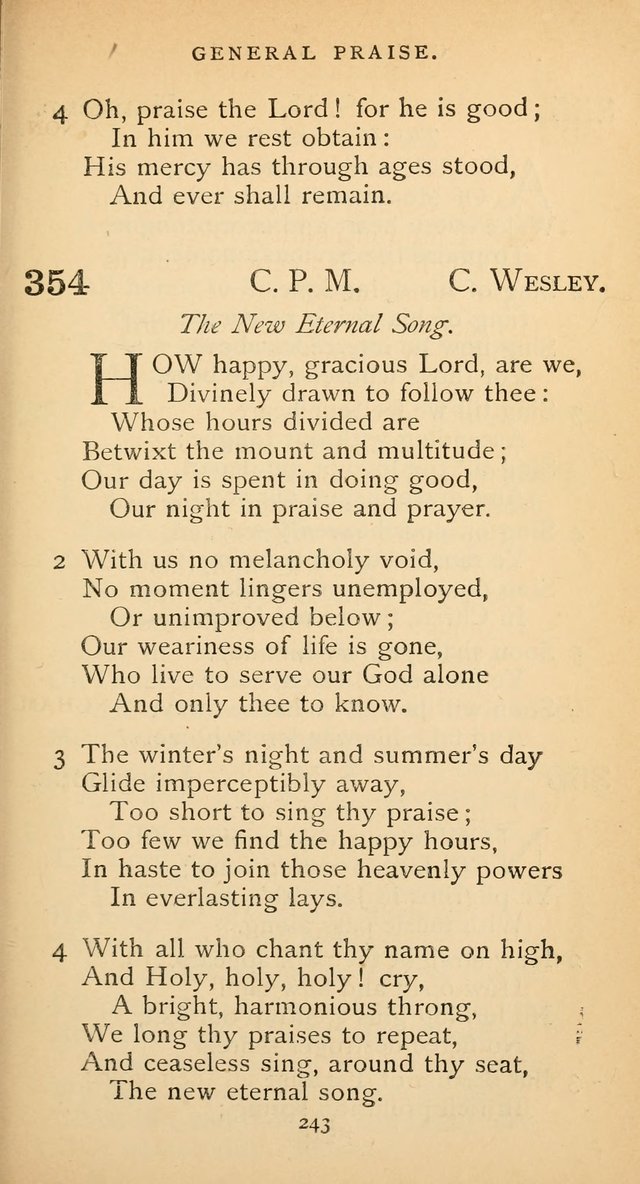 The Voice of Praise: a collection of hymns for the use of the Methodist Church page 243