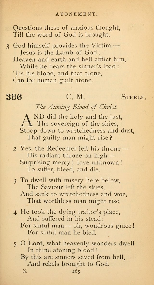 The Voice of Praise: a collection of hymns for the use of the Methodist Church page 265