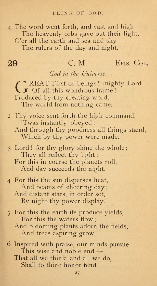 The Voice of Praise: a collection of hymns for the use of the Methodist Church page 27