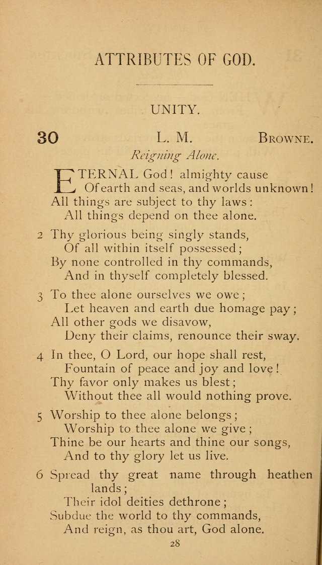 The Voice of Praise: a collection of hymns for the use of the Methodist Church page 28