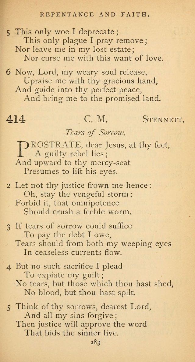 The Voice of Praise: a collection of hymns for the use of the Methodist Church page 283