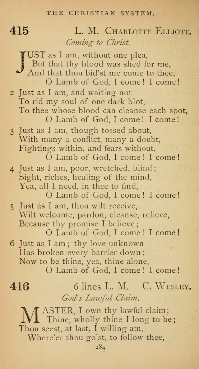 The Voice of Praise: a collection of hymns for the use of the Methodist Church page 284