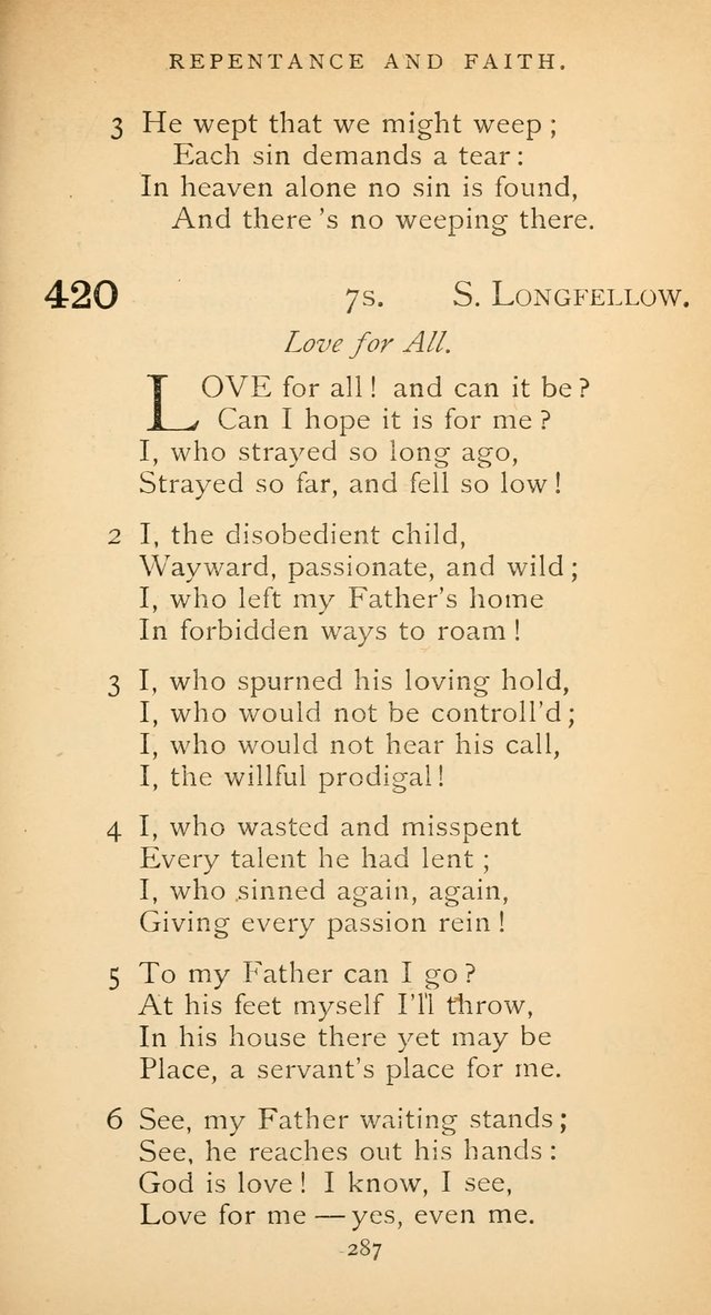 The Voice of Praise: a collection of hymns for the use of the Methodist Church page 287