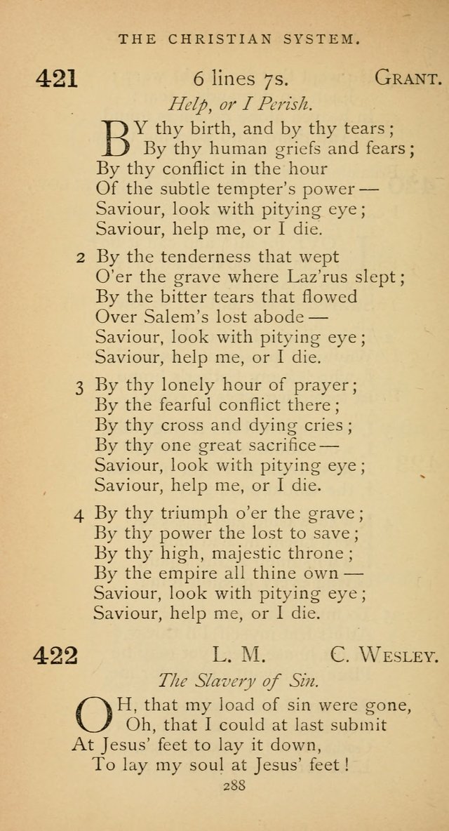 The Voice of Praise: a collection of hymns for the use of the Methodist Church page 288