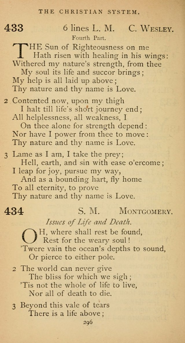 The Voice of Praise: a collection of hymns for the use of the Methodist Church page 296