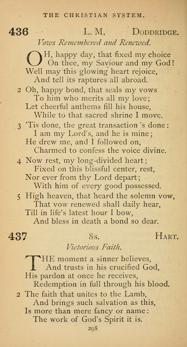 The Voice of Praise: a collection of hymns for the use of the Methodist Church page 298