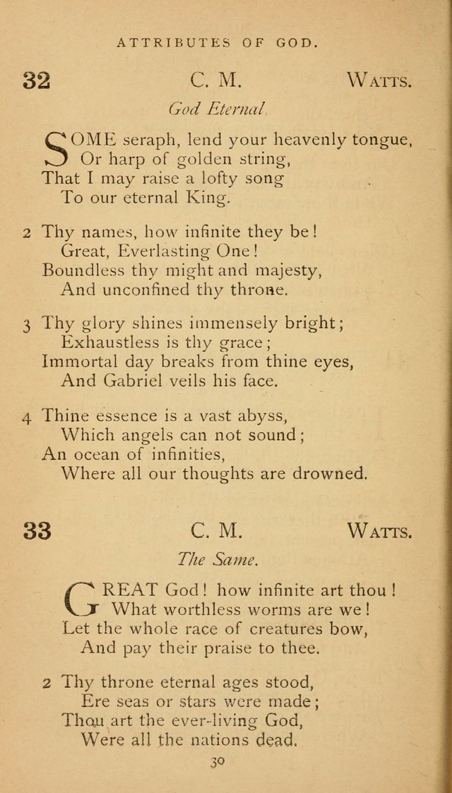 The Voice of Praise: a collection of hymns for the use of the Methodist Church page 30