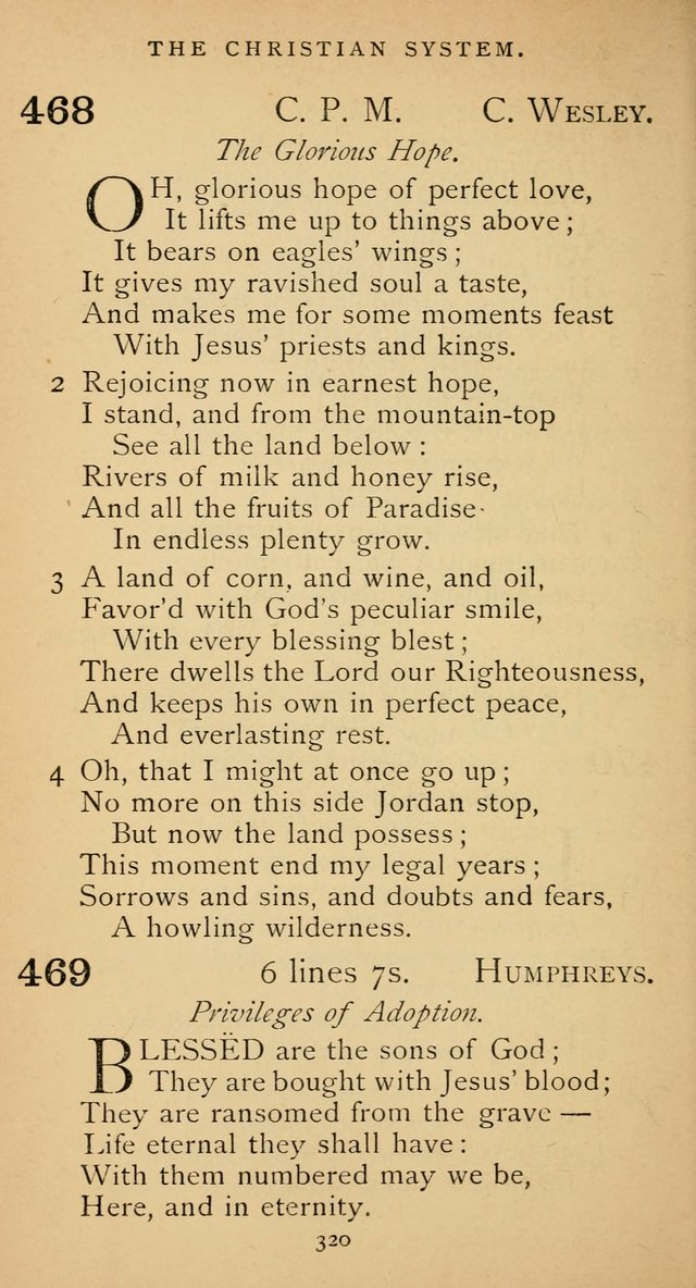 The Voice of Praise: a collection of hymns for the use of the Methodist Church page 320