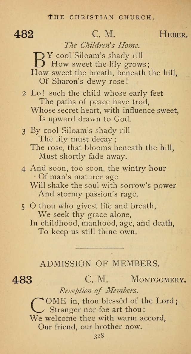 The Voice of Praise: a collection of hymns for the use of the Methodist Church page 328