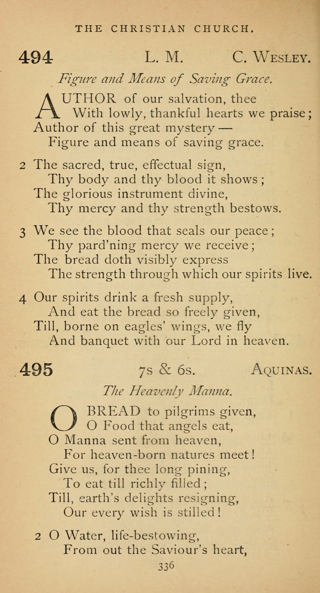 The Voice of Praise: a collection of hymns for the use of the Methodist Church page 336