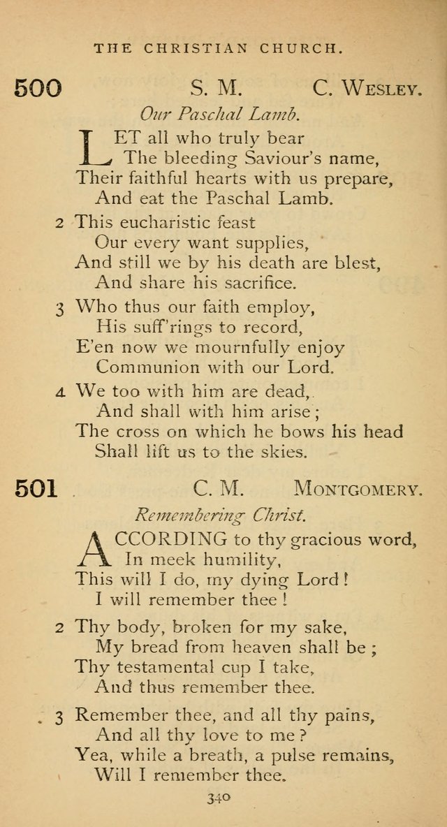 The Voice of Praise: a collection of hymns for the use of the Methodist Church page 340