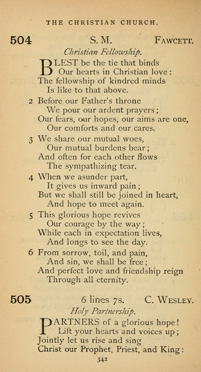 The Voice of Praise: a collection of hymns for the use of the Methodist Church page 342