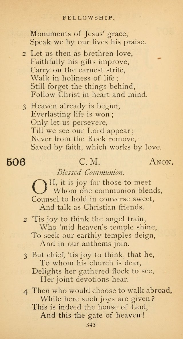 The Voice of Praise: a collection of hymns for the use of the Methodist Church page 343