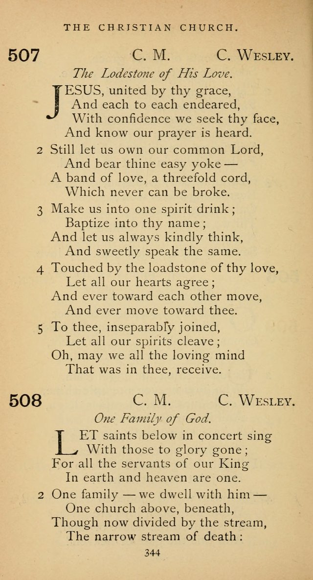 The Voice of Praise: a collection of hymns for the use of the Methodist Church page 344