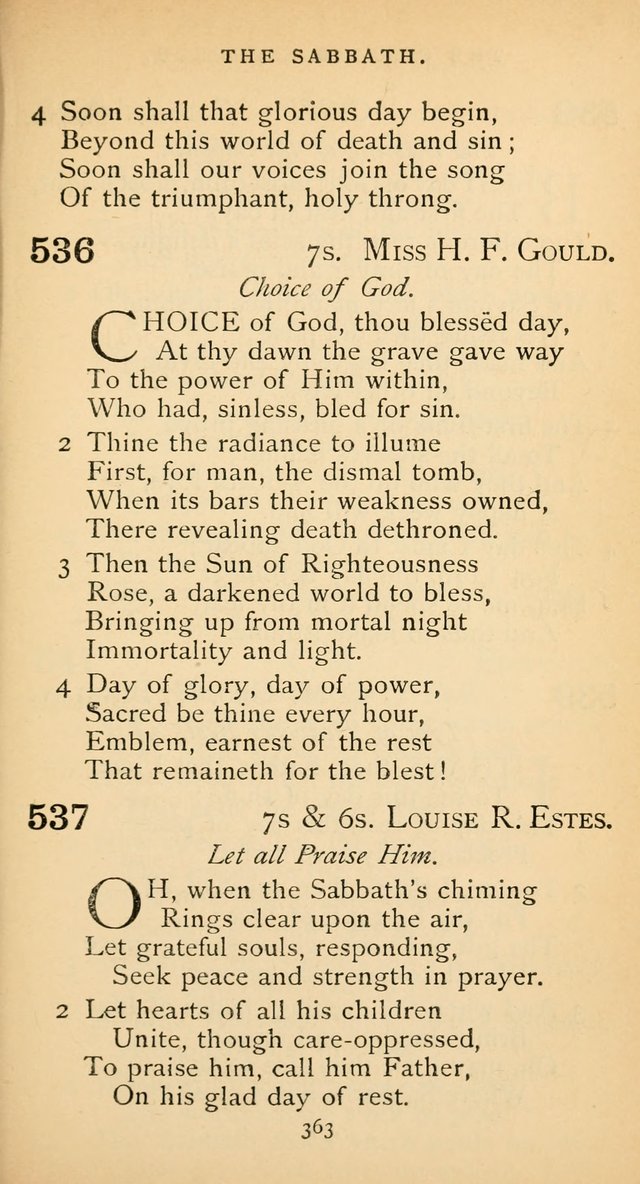 The Voice of Praise: a collection of hymns for the use of the Methodist Church page 363