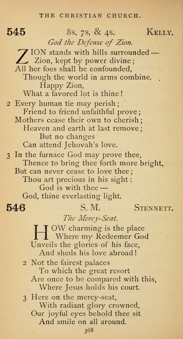 The Voice of Praise: a collection of hymns for the use of the Methodist Church page 368