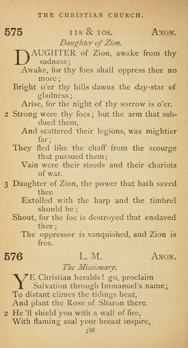 The Voice of Praise: a collection of hymns for the use of the Methodist Church page 388