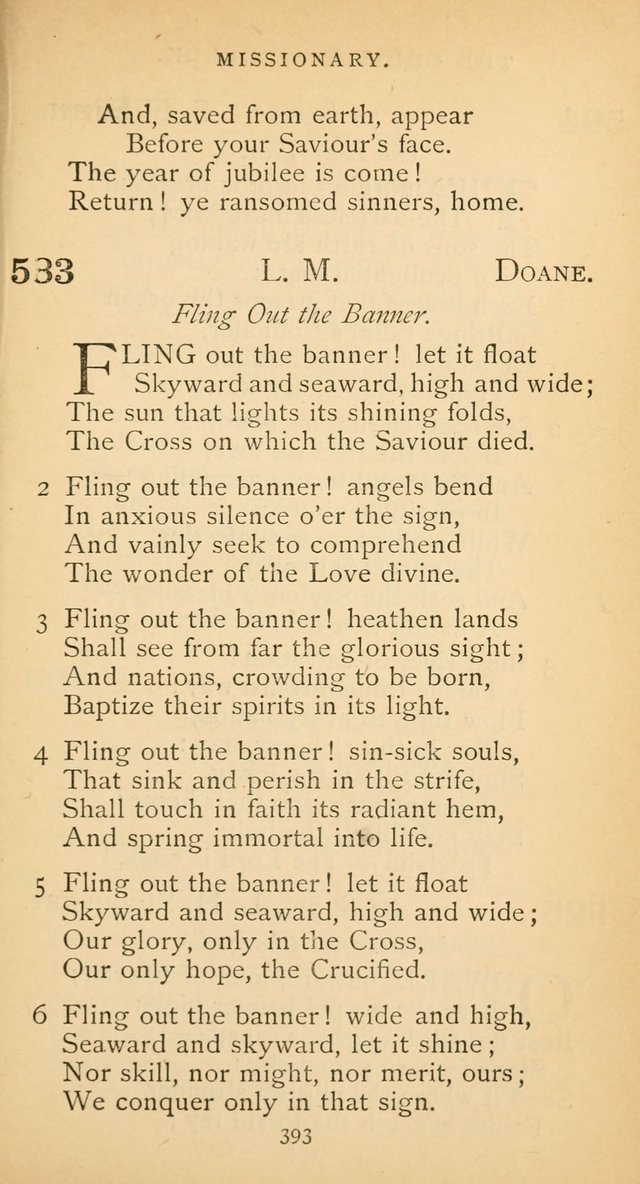 The Voice of Praise: a collection of hymns for the use of the Methodist Church page 393