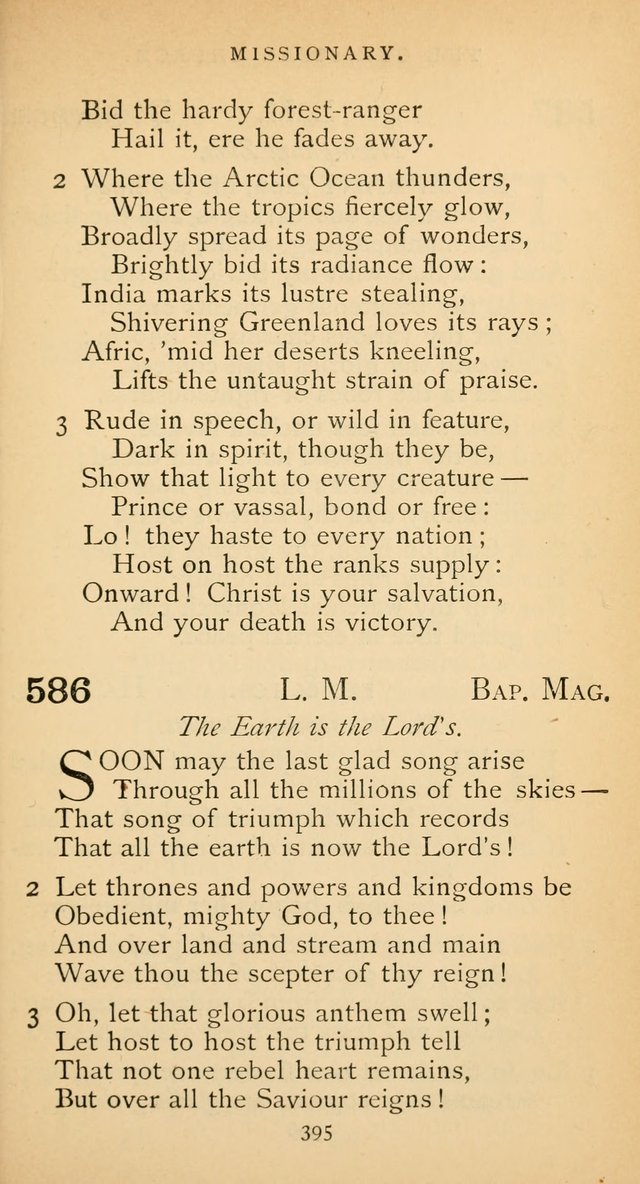 The Voice of Praise: a collection of hymns for the use of the Methodist Church page 395