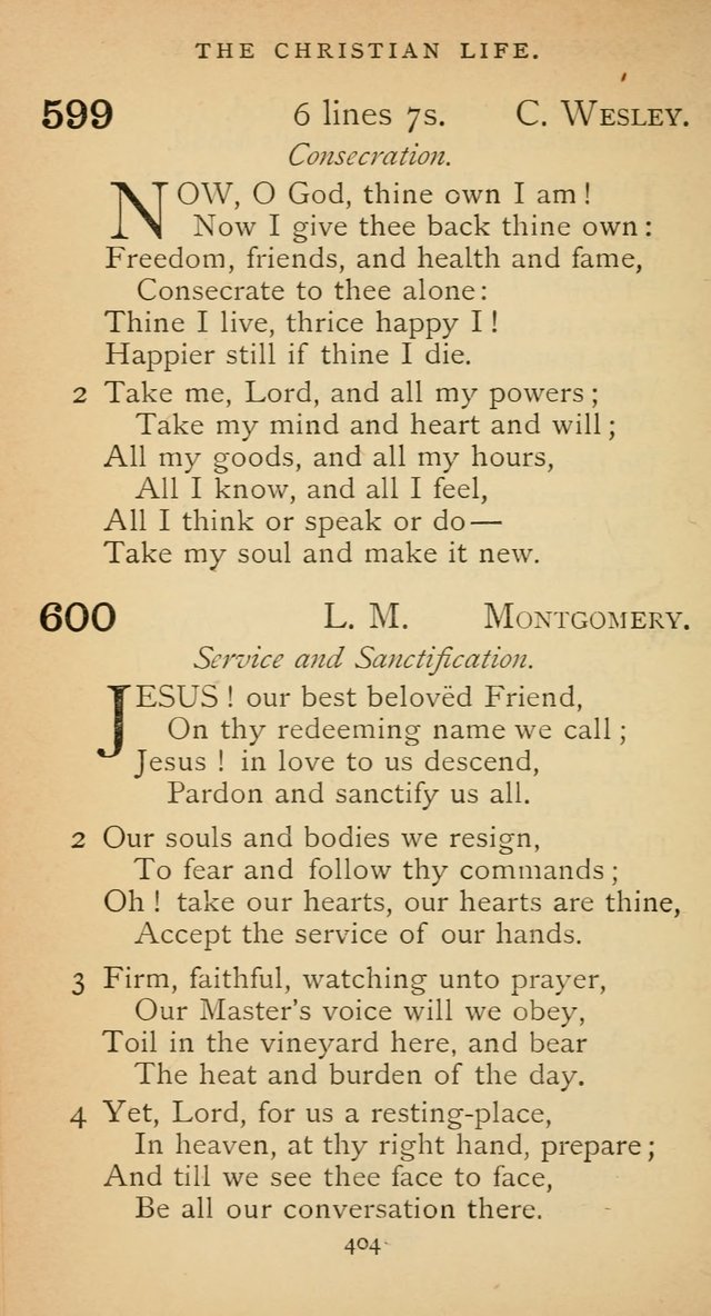 The Voice of Praise: a collection of hymns for the use of the Methodist Church page 404