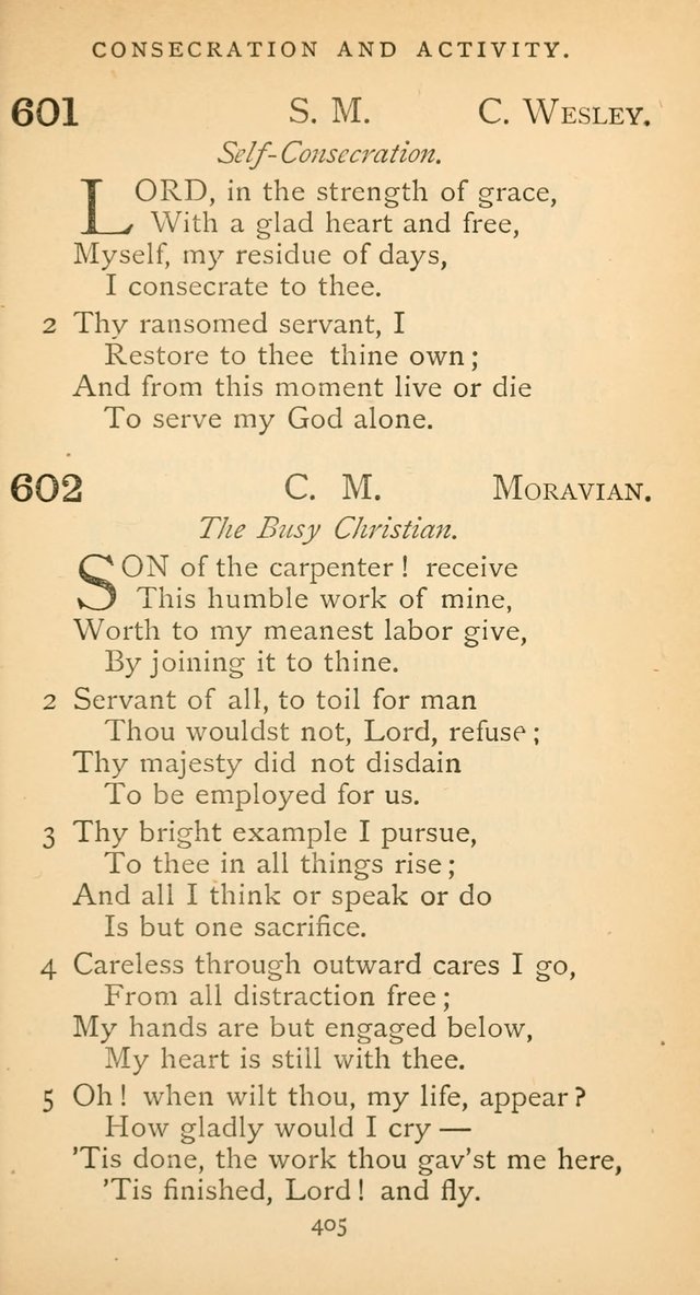 The Voice of Praise: a collection of hymns for the use of the Methodist Church page 405