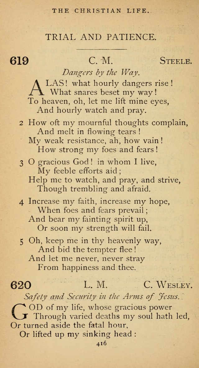 The Voice of Praise: a collection of hymns for the use of the Methodist Church page 416