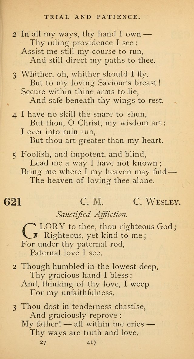 The Voice of Praise: a collection of hymns for the use of the Methodist Church page 417