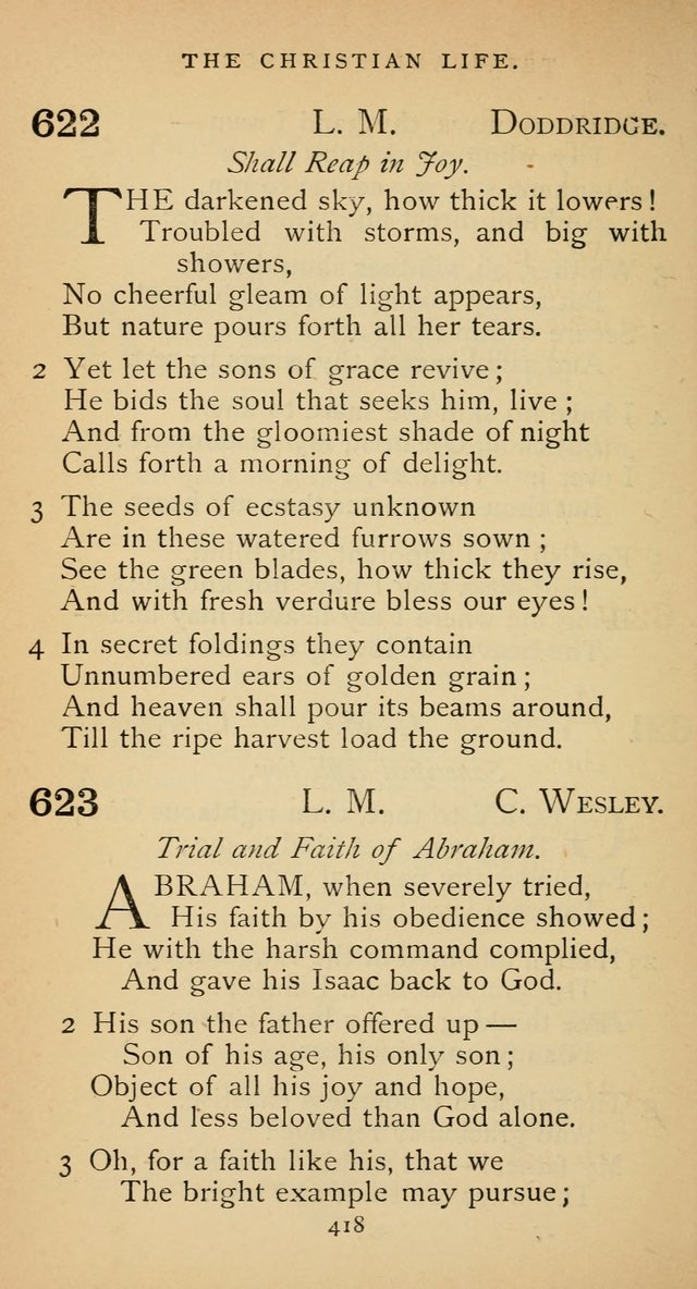 The Voice of Praise: a collection of hymns for the use of the Methodist Church page 418