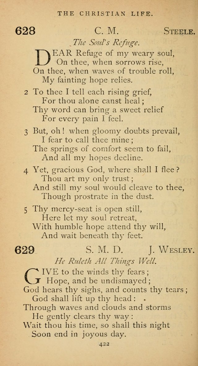 The Voice of Praise: a collection of hymns for the use of the Methodist Church page 422