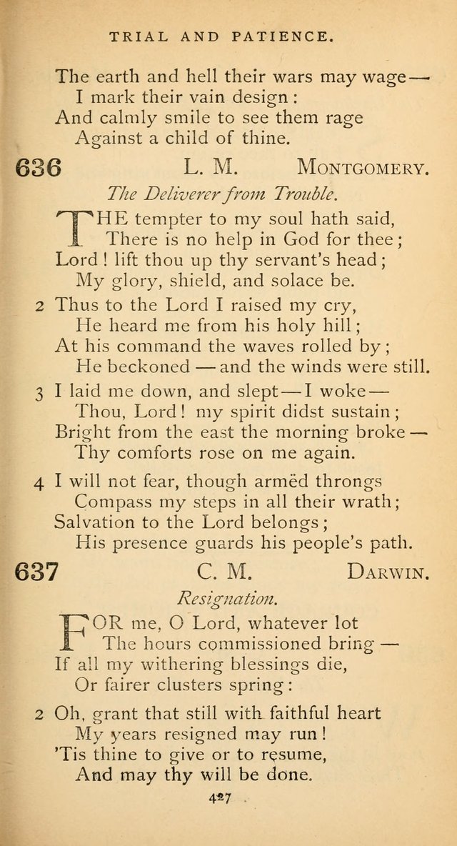 The Voice of Praise: a collection of hymns for the use of the Methodist Church page 427