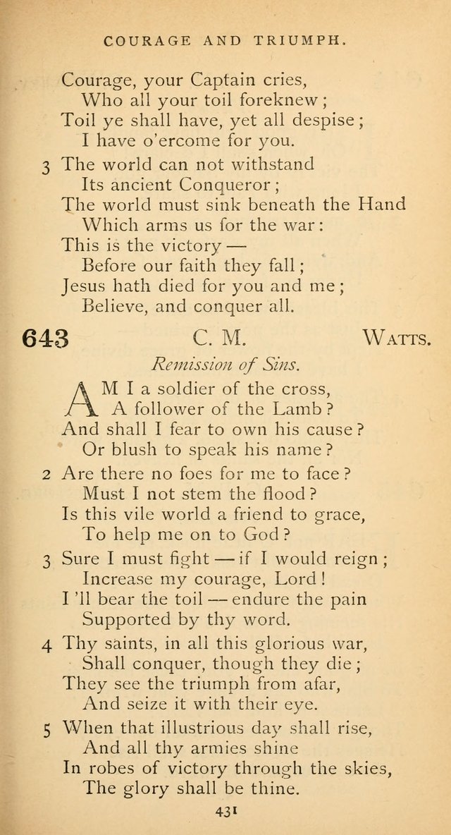 The Voice of Praise: a collection of hymns for the use of the Methodist Church page 431