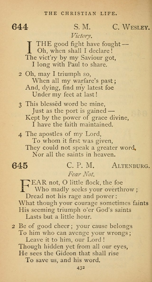 The Voice of Praise: a collection of hymns for the use of the Methodist Church page 432