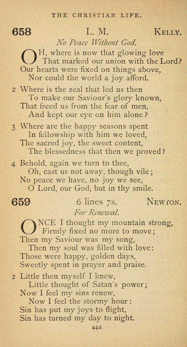 The Voice of Praise: a collection of hymns for the use of the Methodist Church page 442