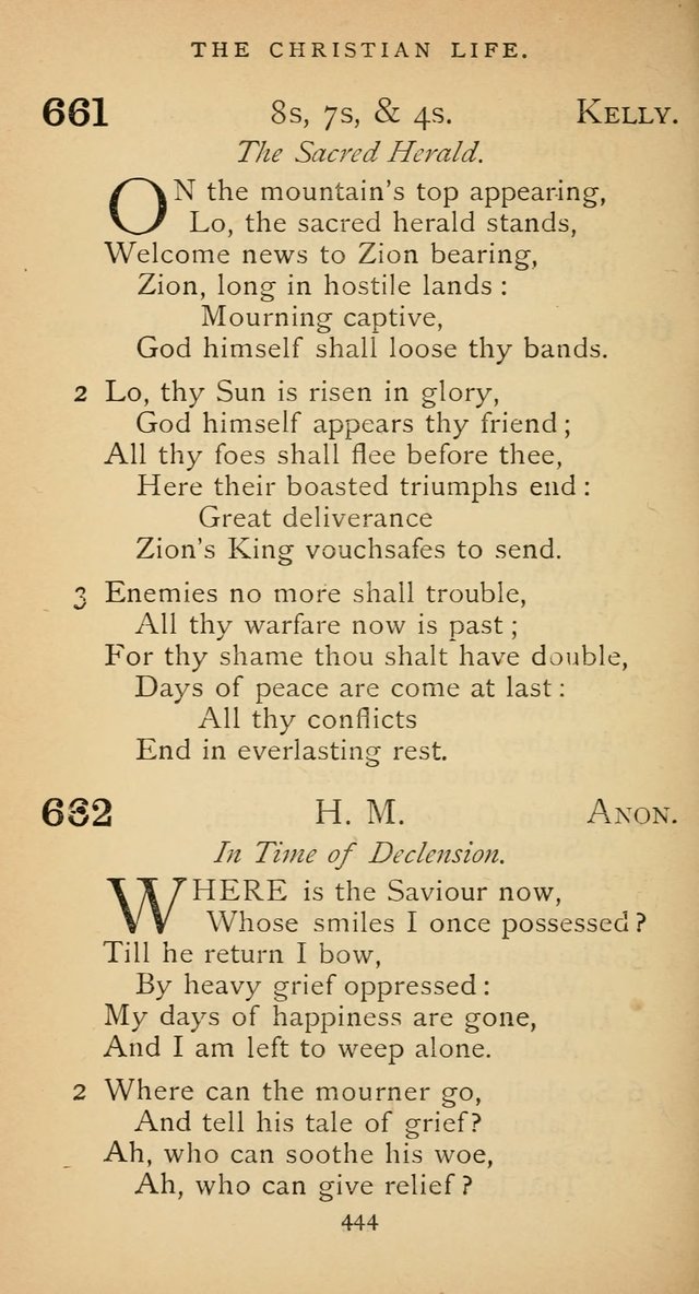 The Voice of Praise: a collection of hymns for the use of the Methodist Church page 444