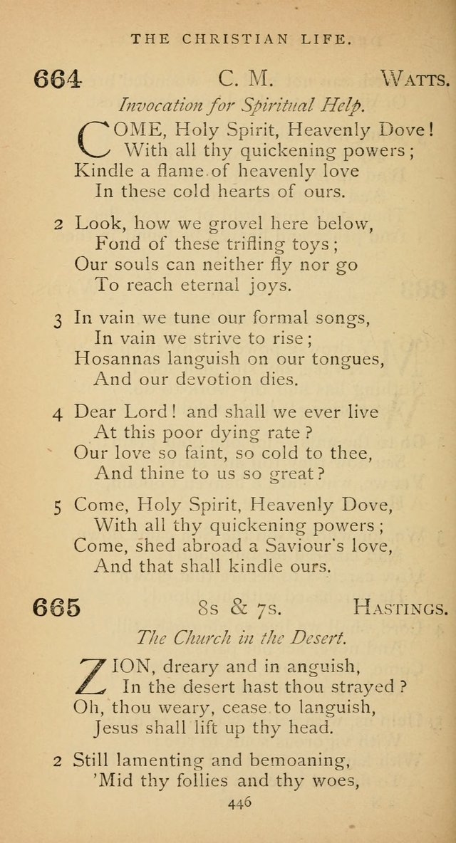 The Voice of Praise: a collection of hymns for the use of the Methodist Church page 446